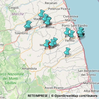 Mappa Contrada Piane, 63833 Montegiorgio FM, Italia (17.1505)