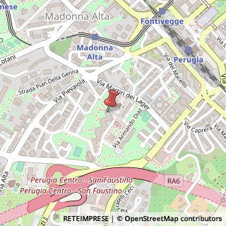 Mappa Via Armando Diaz, 102, 06128 Perugia, Perugia (Umbria)