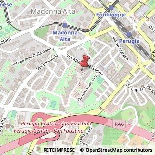 Mappa Via Martiri dei Lager, 77, 06128 Perugia, Perugia (Umbria)