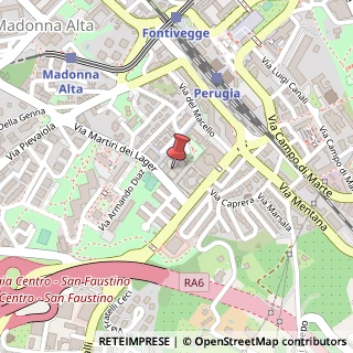 Mappa Via Martiri dei Lager, 98, 06128 Perugia, Perugia (Umbria)