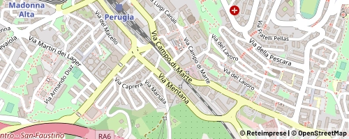 Mappa Perugia