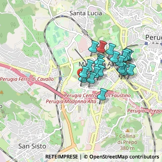 Mappa VIA, 06128 Perugia PG, Italia (0.7495)