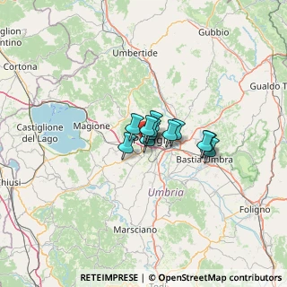 Mappa VIA, 06128 Perugia PG, Italia (6.29167)