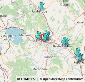 Mappa VIA, 06128 Perugia PG, Italia (17.38182)
