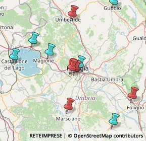 Mappa VIA, 06128 Perugia PG, Italia (18.29091)