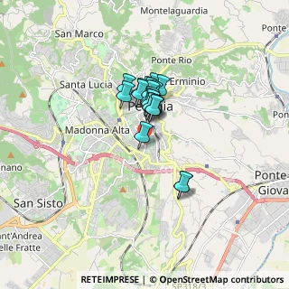 Mappa Via Fonti Coperte, 06121 Perugia PG, Italia (1.1005)