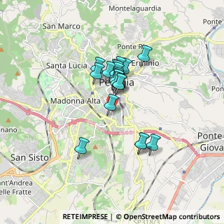 Mappa Via Fonti Coperte, 06121 Perugia PG, Italia (1.2915)