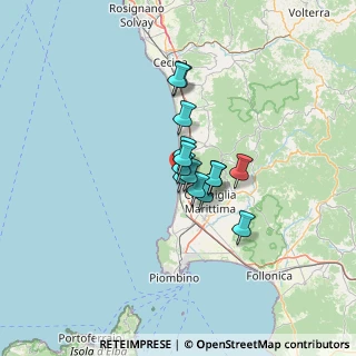 Mappa Via della Torre, 57027 San Vincenzo LI, Italia (7.80429)