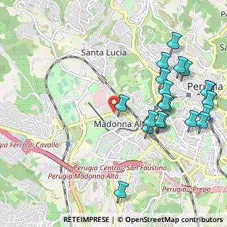 Mappa Via Romeo Gallenga, 06125 Perugia PG, Italia (1.2685)