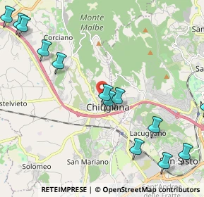 Mappa Via dell'Ottobre, 06073 Corciano PG, Italia (2.82538)