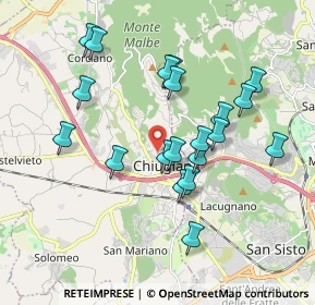 Mappa Via dell'Ottobre, 06073 Corciano PG, Italia (1.8175)