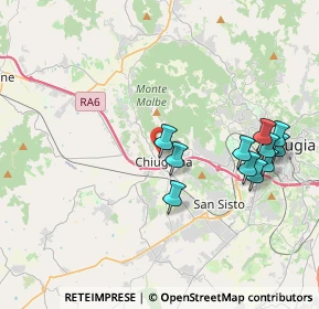 Mappa Via dell'Ottobre, 06073 Corciano PG, Italia (4.10091)