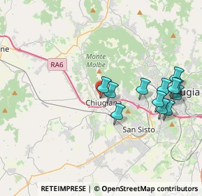 Mappa Via dell'Ottobre, 06073 Corciano PG, Italia (4.05667)