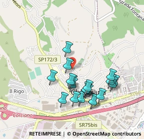 Mappa Via dell'Ottobre, 06073 Corciano PG, Italia (0.458)