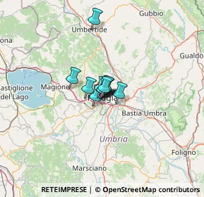 Mappa Via f. di lorenzo, 06121 Perugia PG, Italia (4.48182)