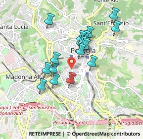Mappa Via f. di lorenzo, 06121 Perugia PG, Italia (0.79778)