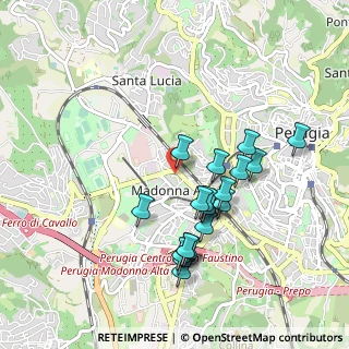Mappa Via Francesco Briganti, 06127 Perugia PG, Italia (0.9215)