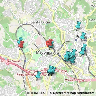 Mappa Via Francesco Briganti, 06127 Perugia PG, Italia (1.1985)