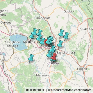 Mappa Via Francesco Briganti, 06127 Perugia PG, Italia (9.11684)