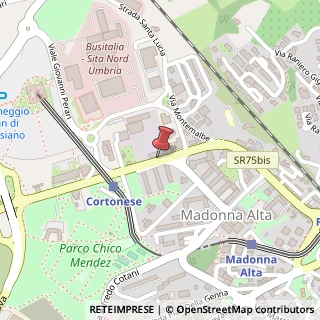 Mappa Via cortonese 78/a, 06127 Perugia, Perugia (Umbria)