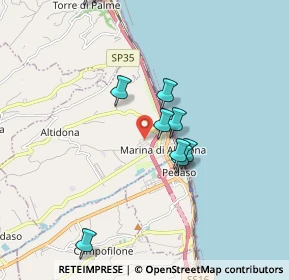 Mappa Via Gaspare Spontini, 63824 Marina di Altidona FM, Italia (2.34833)
