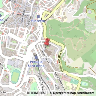 Mappa Piazza Giordano Bruno, 10, 06121 Perugia, Perugia (Umbria)