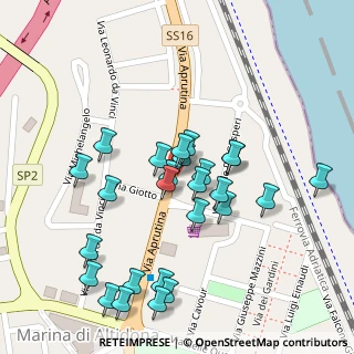 Mappa SS16, 63824 Marina di Altidona FM, Italia (0.10769)
