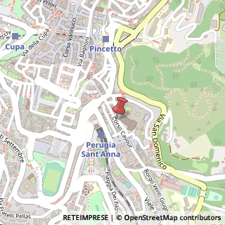 Mappa 98 Corso Cavour Camillo Benso, Perugia, PG 06121, 06121 Perugia PG, Italia, 06121 Perugia, Perugia (Umbria)
