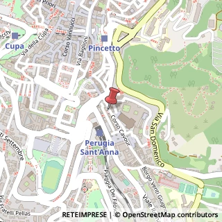 Mappa Corso Cavour, 41, 06121 Perugia, Perugia (Umbria)