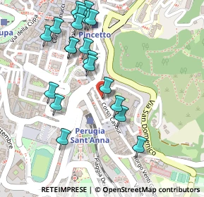 Mappa Via del Persico, 06121 Perugia PG, Italia (0.2715)