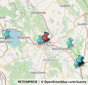 Mappa Via Guglielmo Marconi, 06121 Perugia PG, Italia (18.99643)