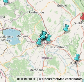 Mappa Via Guglielmo Marconi, 06121 Perugia PG, Italia (17.68923)