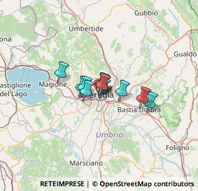Mappa Via Guglielmo Marconi, 06121 Perugia PG, Italia (6.51636)