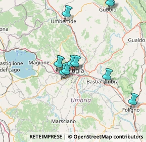 Mappa Via Guglielmo Marconi, 06121 Perugia PG, Italia (14.35818)