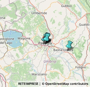 Mappa Via Guglielmo Marconi, 06121 Perugia PG, Italia (3.61273)
