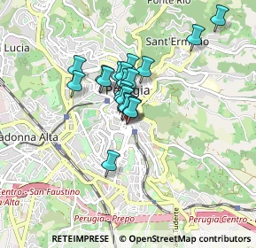 Mappa Via Guglielmo Marconi, 06121 Perugia PG, Italia (0.6015)