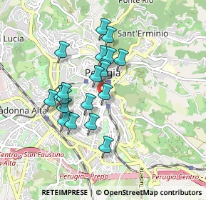 Mappa Via Guglielmo Marconi, 06121 Perugia PG, Italia (0.7625)