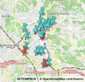 Mappa Via Guglielmo Marconi, 06121 Perugia PG, Italia (0.7985)