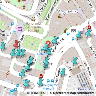 Mappa Via Guglielmo Marconi, 06121 Perugia PG, Italia (0.08571)