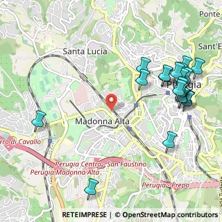 Mappa Via Berenice, 06127 Perugia PG, Italia (1.367)