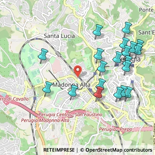 Mappa Via Berenice, 06127 Perugia PG, Italia (1.248)