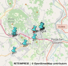 Mappa Via Berenice, 06127 Perugia PG, Italia (2.94231)