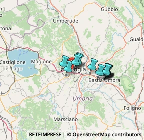Mappa Via Berenice, 06127 Perugia PG, Italia (9.95)