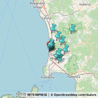 Mappa Via dei Ginepri, 57027 San Vincenzo LI, Italia (7.06786)