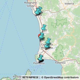 Mappa Via dei Ginepri, 57027 San Vincenzo LI, Italia (15.045)