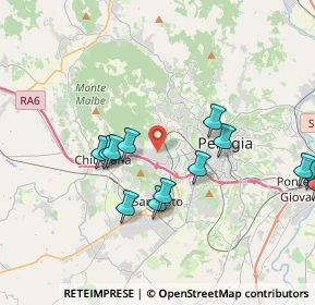 Mappa Via dell'Astrolabio, 06127 Perugia PG, Italia (4.12154)
