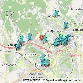 Mappa Via dell'Astrolabio, 06127 Perugia PG, Italia (2.229)