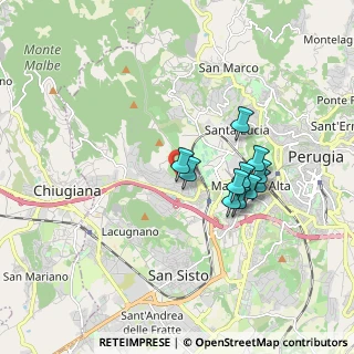 Mappa Via dell'Astrolabio, 06127 Perugia PG, Italia (1.50545)