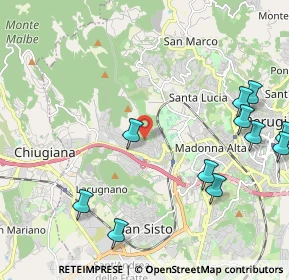 Mappa Via dell'Astrolabio, 06127 Perugia PG, Italia (2.74364)