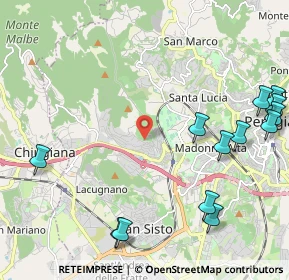 Mappa Via dell'Astrolabio, 06127 Perugia PG, Italia (2.98385)
